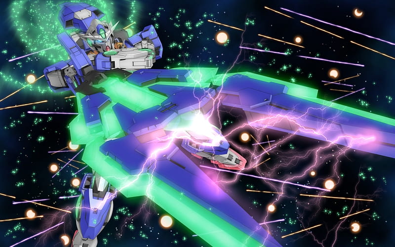 00 Qant Setsuna Gundam Mecha Charging Anime Gundam 00 Awakening Trailblazer Hd Wallpaper Peakpx