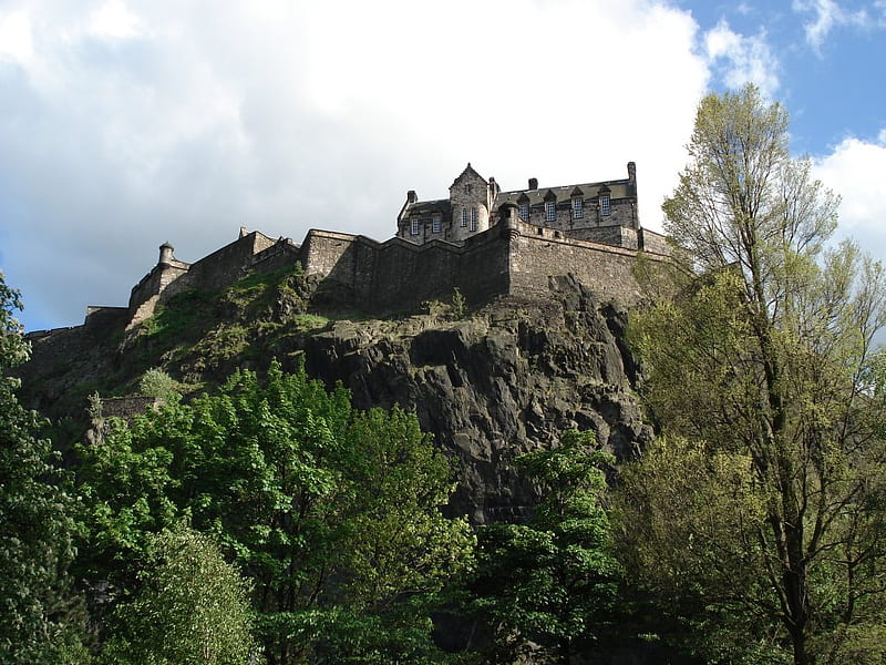 Scotland - Edinburgh Castle 1, scotland, edinburgh, castle, middle-ages, HD wallpaper