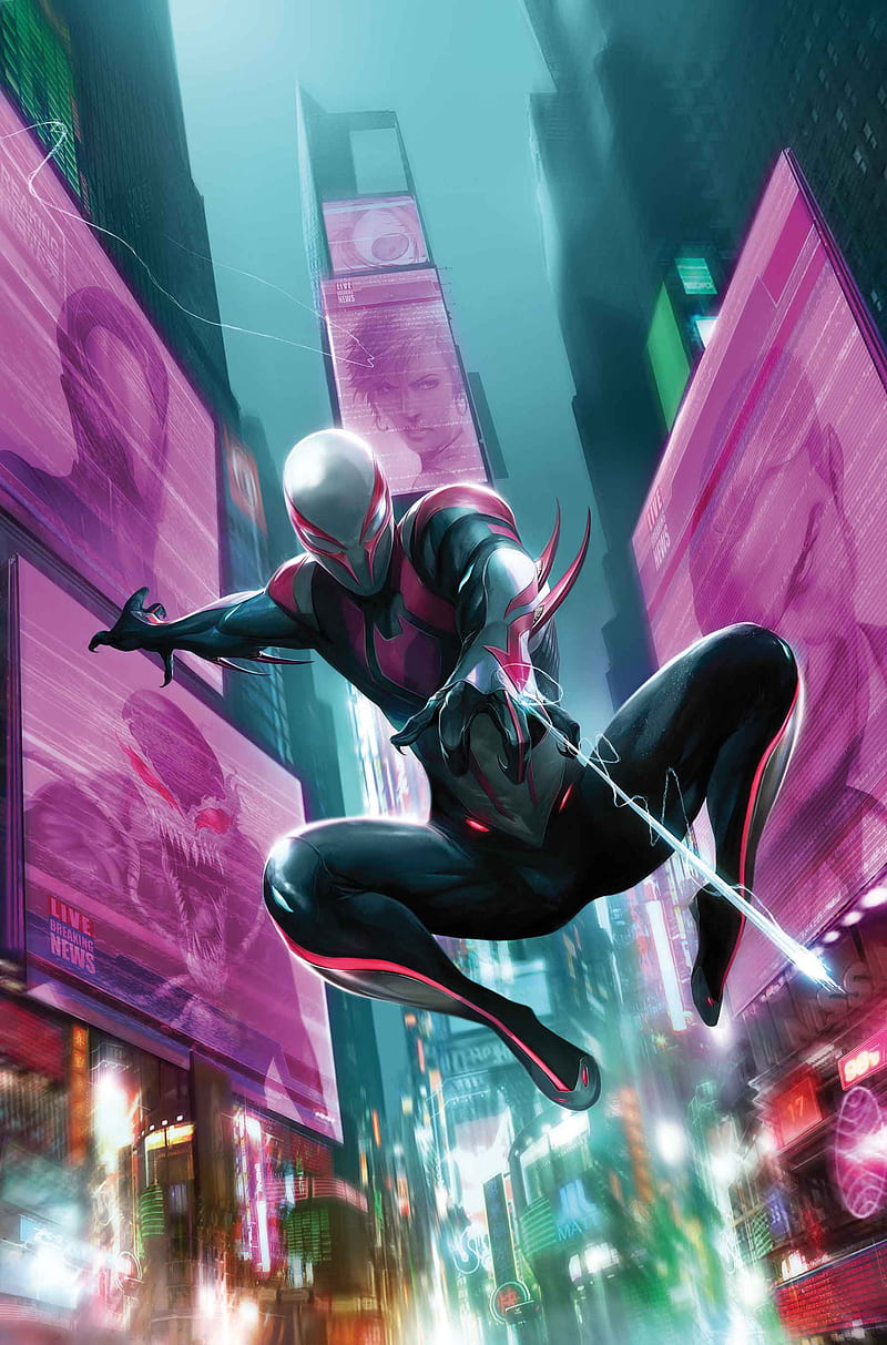 1125x2436 Spider Man 2099 Spider Verse Iphone XSIphone 10Iphone X   Backgrounds and spider man into the spider verse iphone HD phone wallpaper   Pxfuel