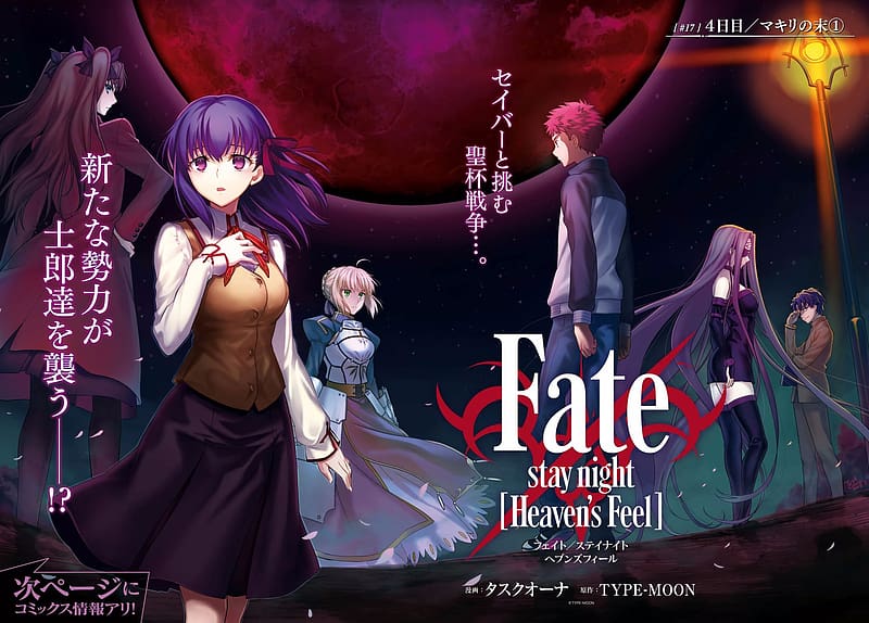 Anime, Saber (Fate Series), Shirou Emiya, Rin Tohsaka, Rider (Fate/stay Night), Sakura Matou, Fate/stay Night Movie: Heaven's Feel, Shinji Matou, Fate Series, HD wallpaper