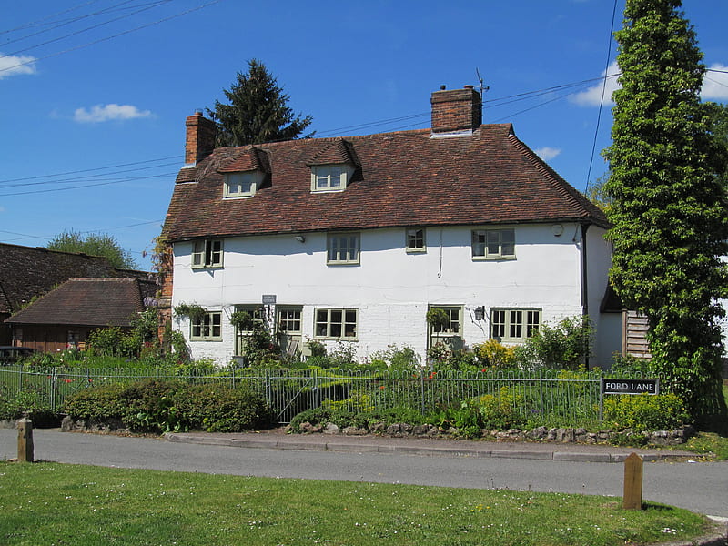 George Cottage, Trottiscliffe, Cottages, Dwellings, Houses, Kent, UK, HD wallpaper
