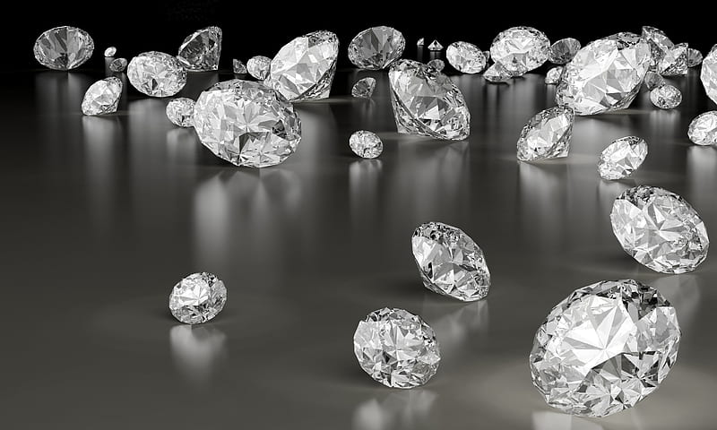 Diamond, Loose Diamonds, HD wallpaper
