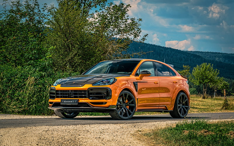 Mansory Porsche Cayenne Turbo Coupe tuning, 2020 cars, R, Mansory, 2020 Porsche Cayenne Turbo Coupe, Porsche, HD wallpaper