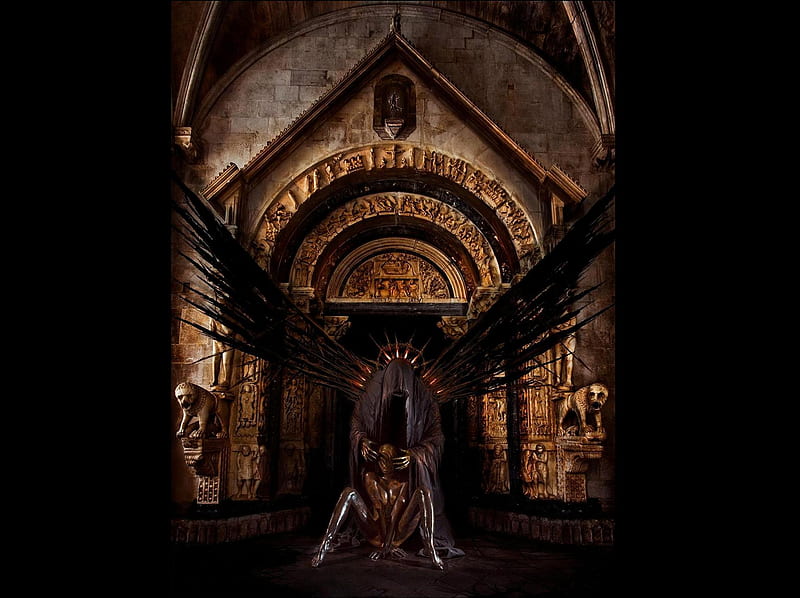 Abyss of Caesura, fantasy, reaper, dark, grim, digital art, HD wallpaper