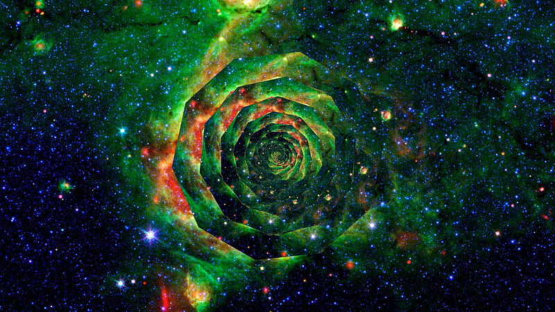 Colorful Space Stars Trippy Trippy, HD wallpaper