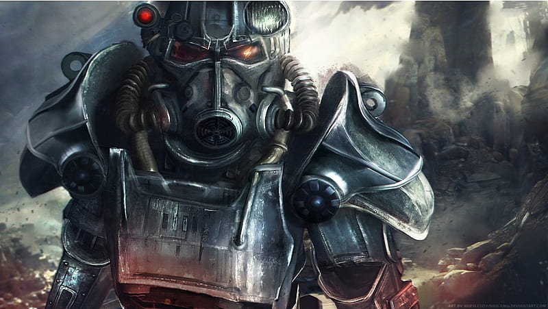 T 60 Power Armor Fallout 4, HD wallpaper