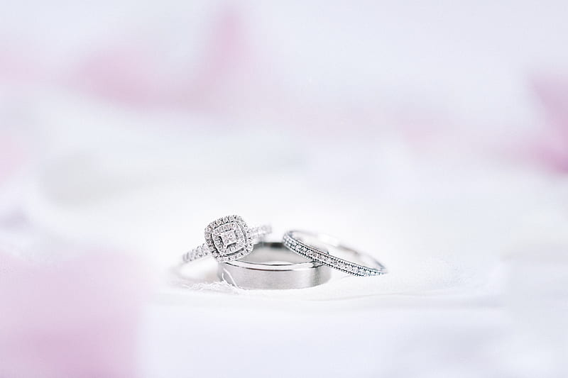 wedding rings, rings, love, wedding, HD wallpaper