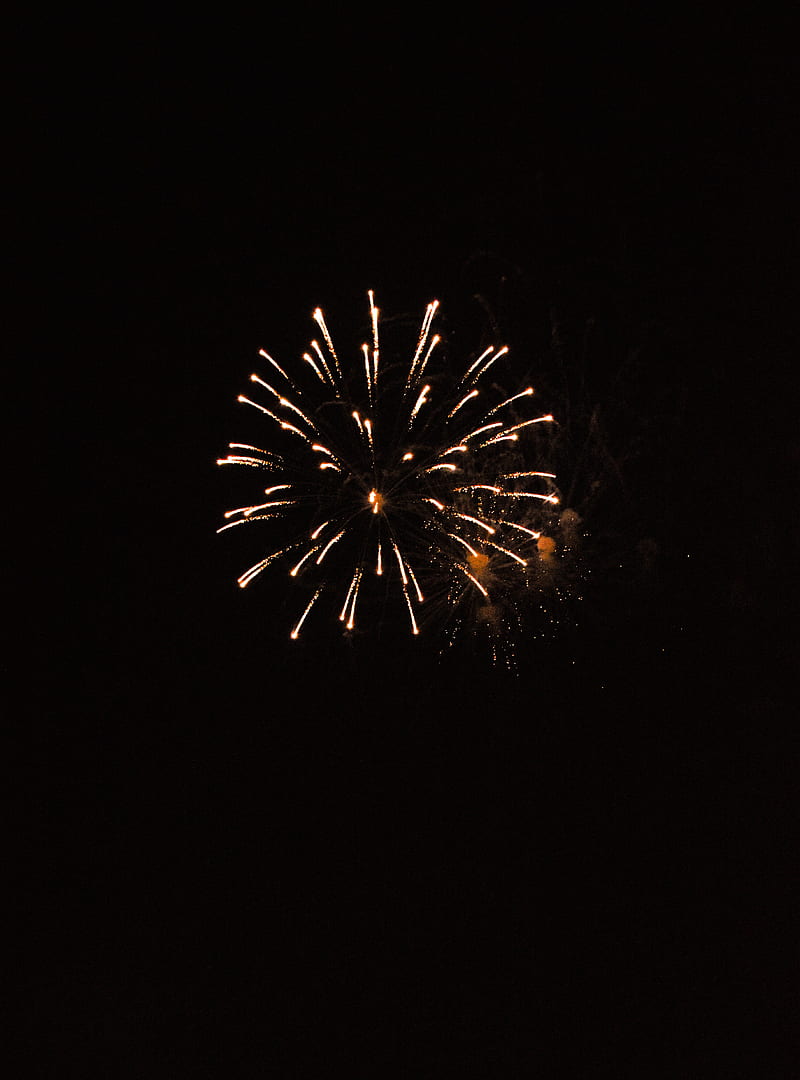 fireworks, sparks, sky, night, dark, HD phone wallpaper