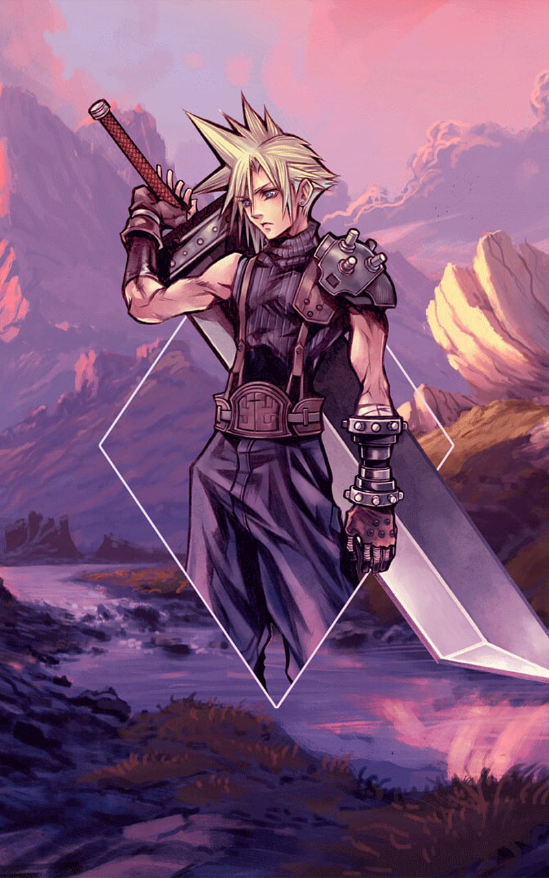 I made two FF7 phone wallpapers  rFinalFantasy
