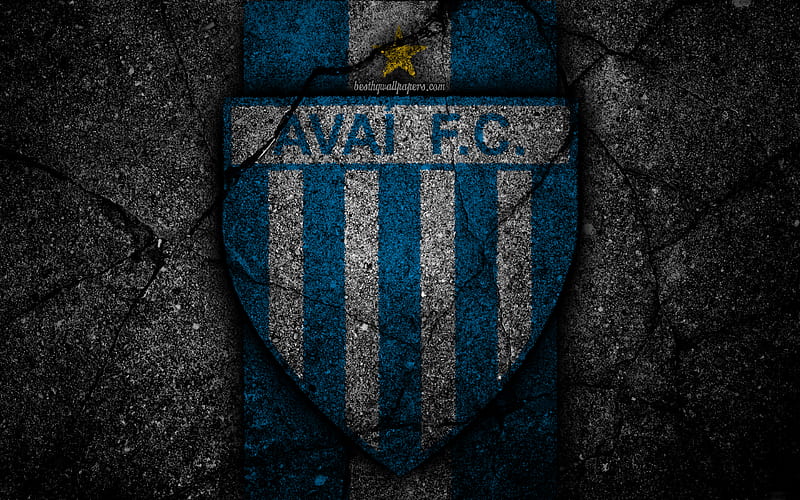 4K free download | Avai FC, logo, Brazilian Seria A, soocer, black ...