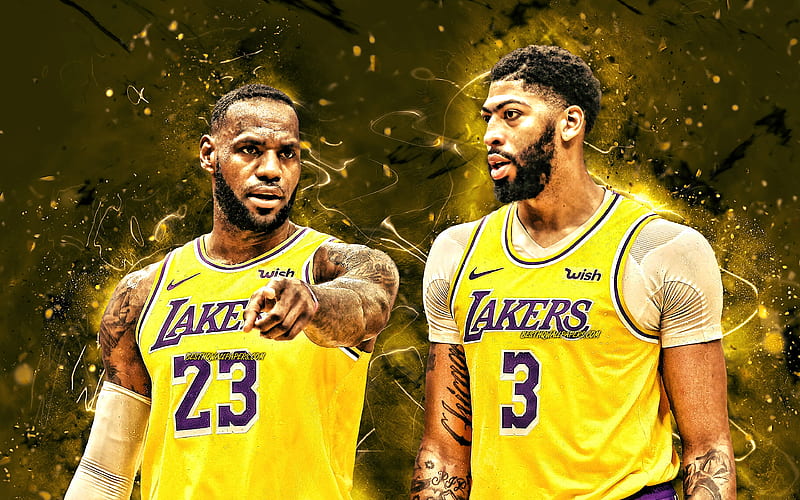 Lebron James and Anthony Davis, 2020, Los Angeles Lakers NBA, basketball  stars, HD wallpaper | Peakpx