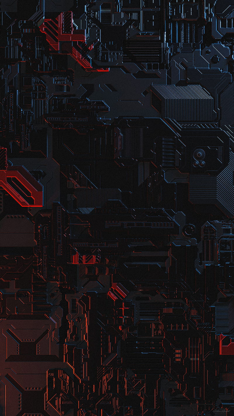 Circuit 2, Patterns, Texture, abstract, cyber, metal, motherboard, robotic, tech, technology, HD phone wallpaper