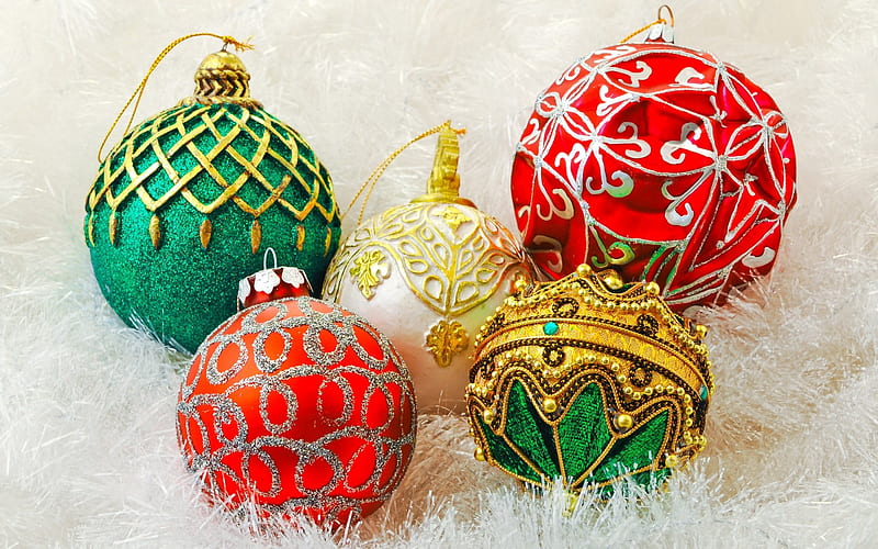 Merry Christmas - Christmas tree decoration ball ornaments 34, HD wallpaper