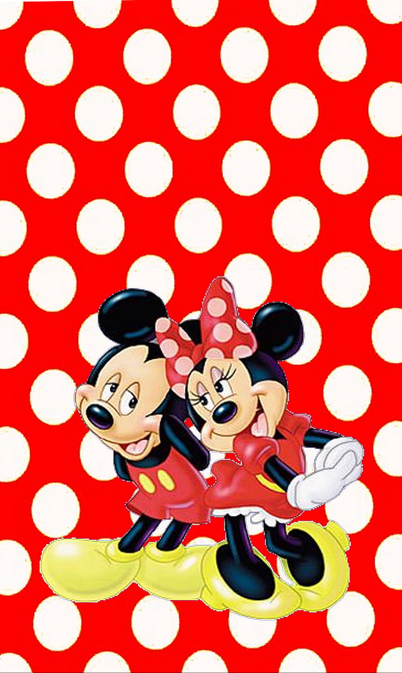 480x800px, couple, friends, love, mickey mouse, minnie, valentines day, HD phone wallpaper