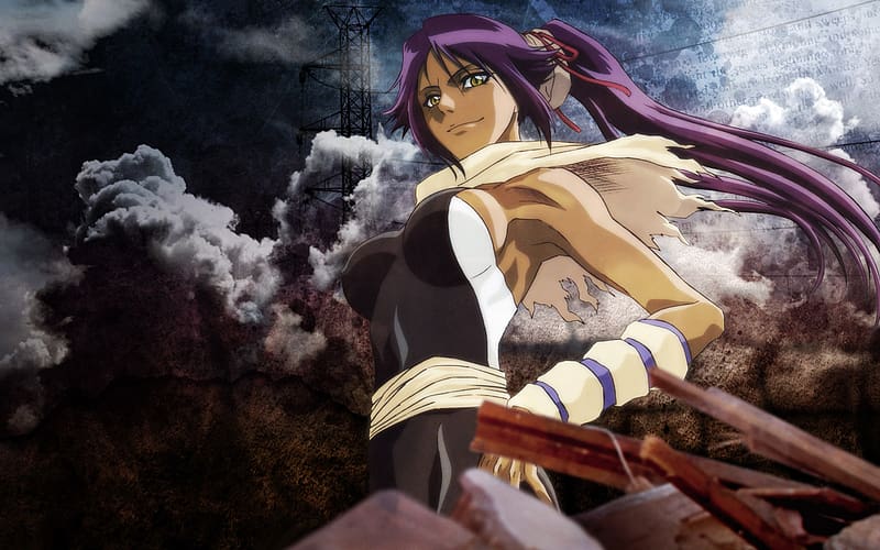 Anime, Bleach, Yoruichi Shihôin, HD wallpaper