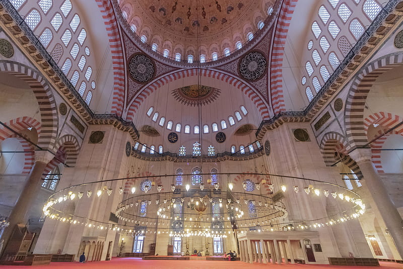 Istanbul Mosque, architectural, architecture, islam, islamic, light, mosque, mostafa meraji, tourism, HD wallpaper
