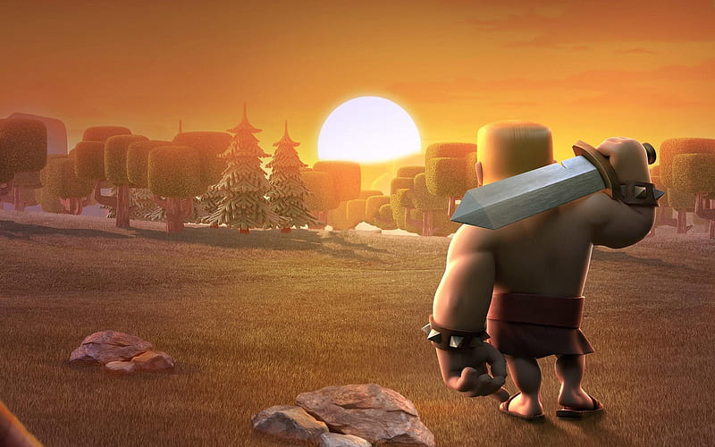 Clash of Clans, 2016 games, Barbarians, HD wallpaper