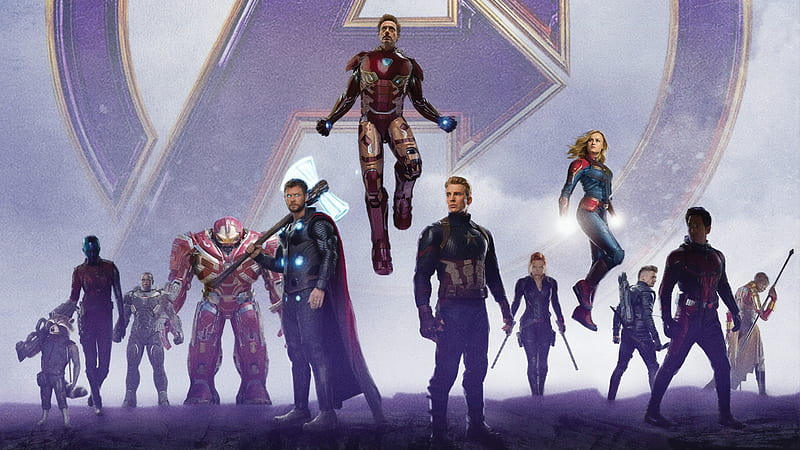 Avengers Endgame 2019, avengers-endgame, iron-man, captain-america, thor, captain-marvel, 2019-movies, movies, poster, HD wallpaper