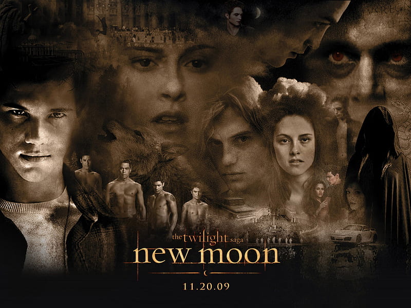 new moon 2009-The Twilight Saga-Series movie, HD wallpaper