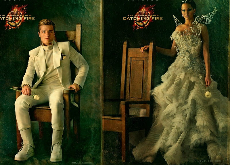 The Hunger Games: Catching Fire (2013), dress, movie, guy, Jennifer  Lawrence Jennifer Lawrence, HD wallpaper | Peakpx