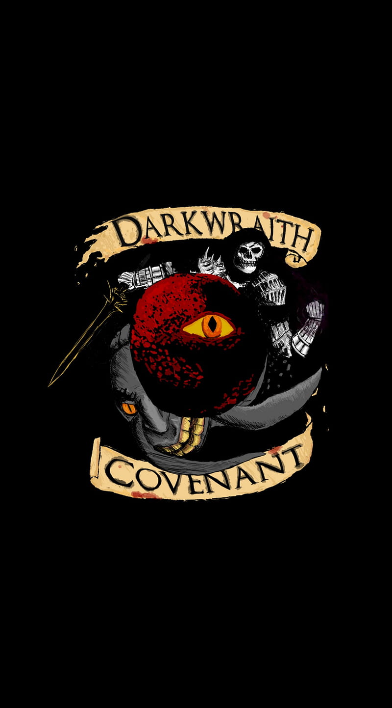 Darkwraith Banner, covenant, dark, darksouls, darkwraith, fromsoft, souls, HD phone wallpaper