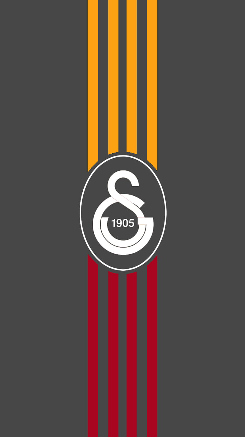 Galatasaray logo, 1905, aeyazc, aslan, belhanda, cimbom, cimbombom, galatasaray lines, gomis, gs , lion, maicon, podolski, red, sneijder, yellow, HD phone wallpaper