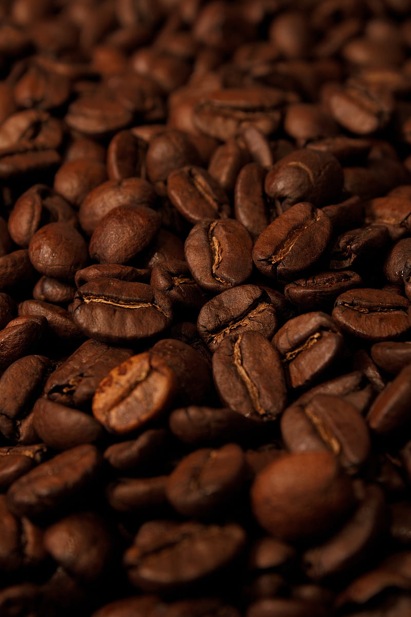 coffee beans, coffee, beans, roasting, brown, HD phone wallpaper