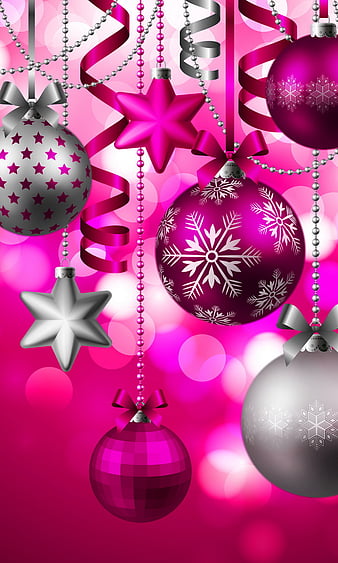 Christmas decoration, balls, christmas, background, Soft, ribbons, blue ...