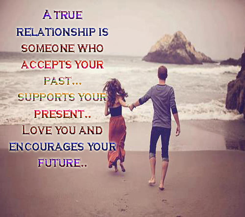 A True Relationship, accepts, encourages, fu, love, present, support, HD wallpaper