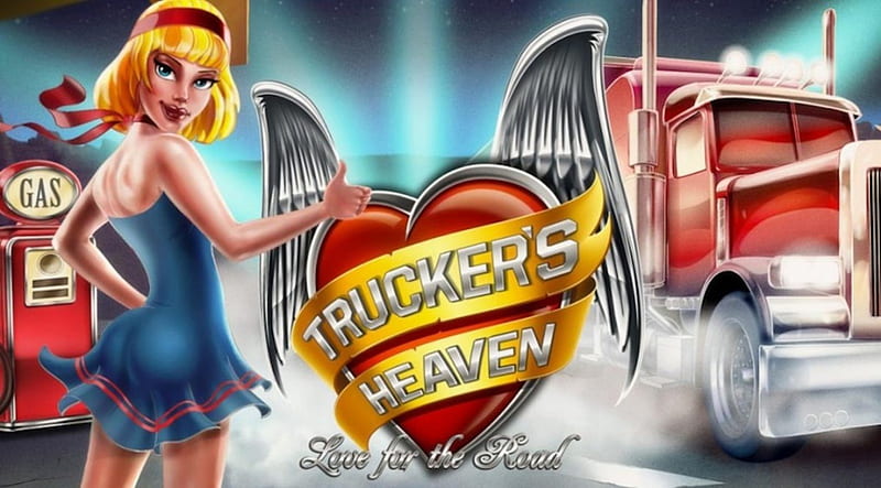 Truckers Heaven, lorry, girl, blonde, hgv, truck, HD wallpaper