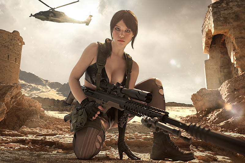 Quiet From Metal Gear Solid Cosplay, meta-gear-solid, games, cosplay, deviantart, HD wallpaper