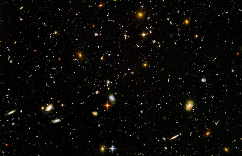 Deep Space 2, universe, hubble telescope, space, galaxy, HD wallpaper
