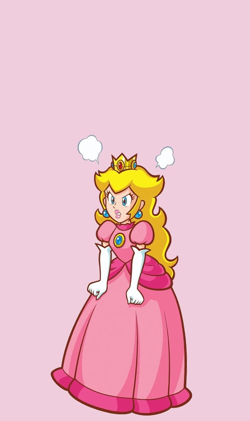 Princess Peach Clipart Snes - Princess Peach Anime 1986 - Free Transparent  PNG Clipart Images Download