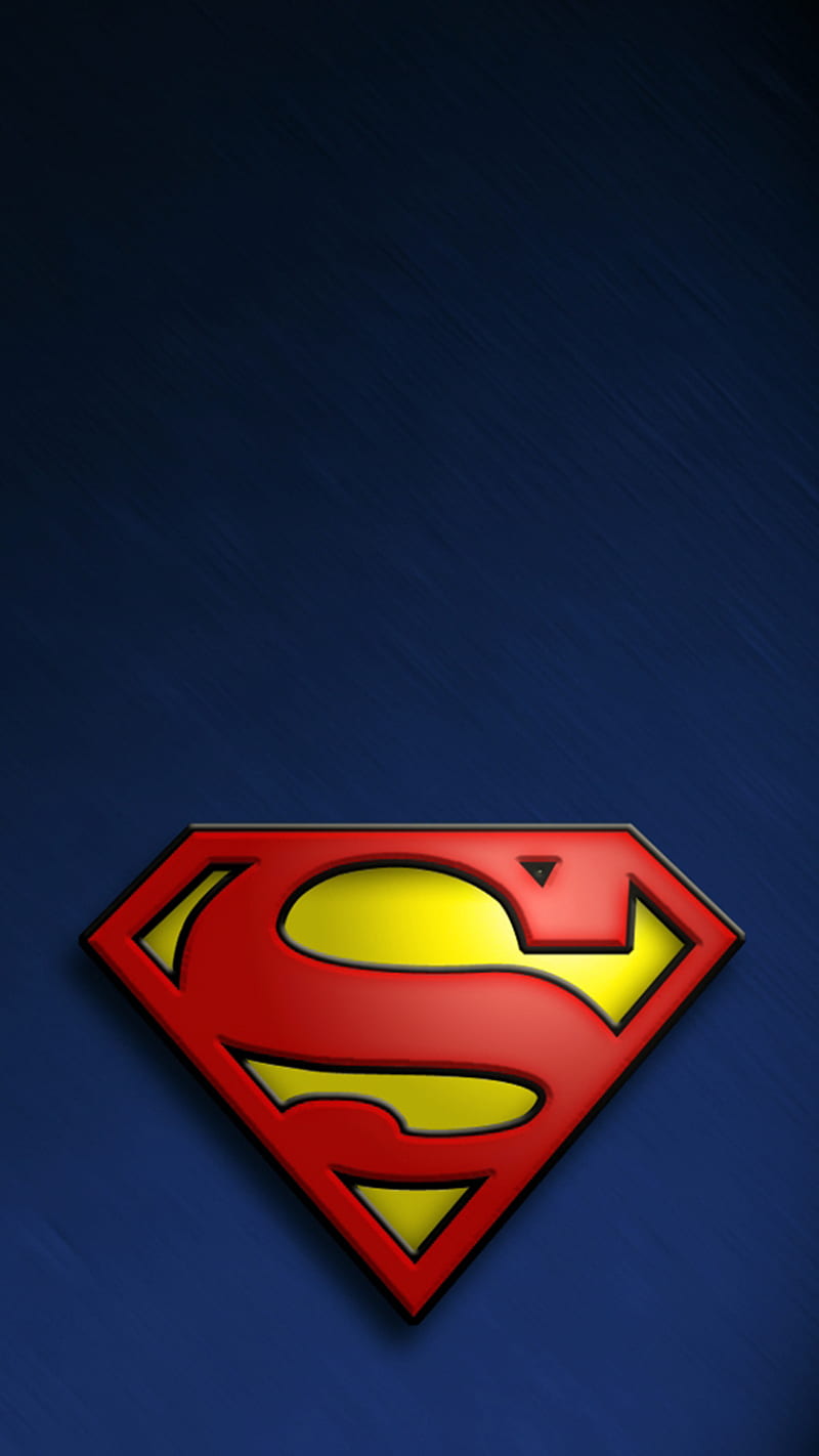 Superman, blue, logo, HD phone wallpaper | Peakpx