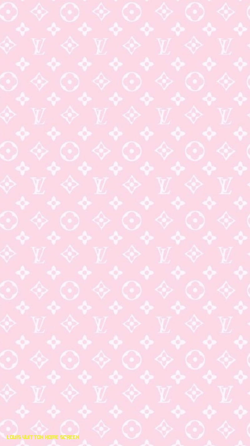 LV pink, pattern, pink, HD phone wallpaper