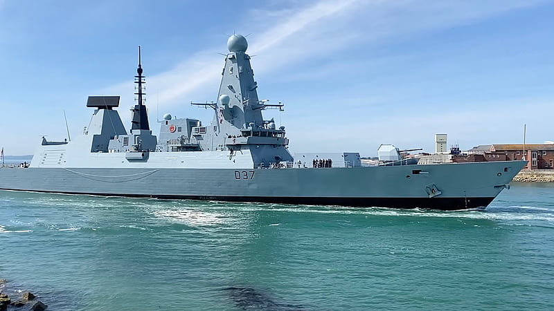 HMS Duncan Returns To Portsmouth After Post Refit Trials Work Up, Royal Navy, HD wallpaper