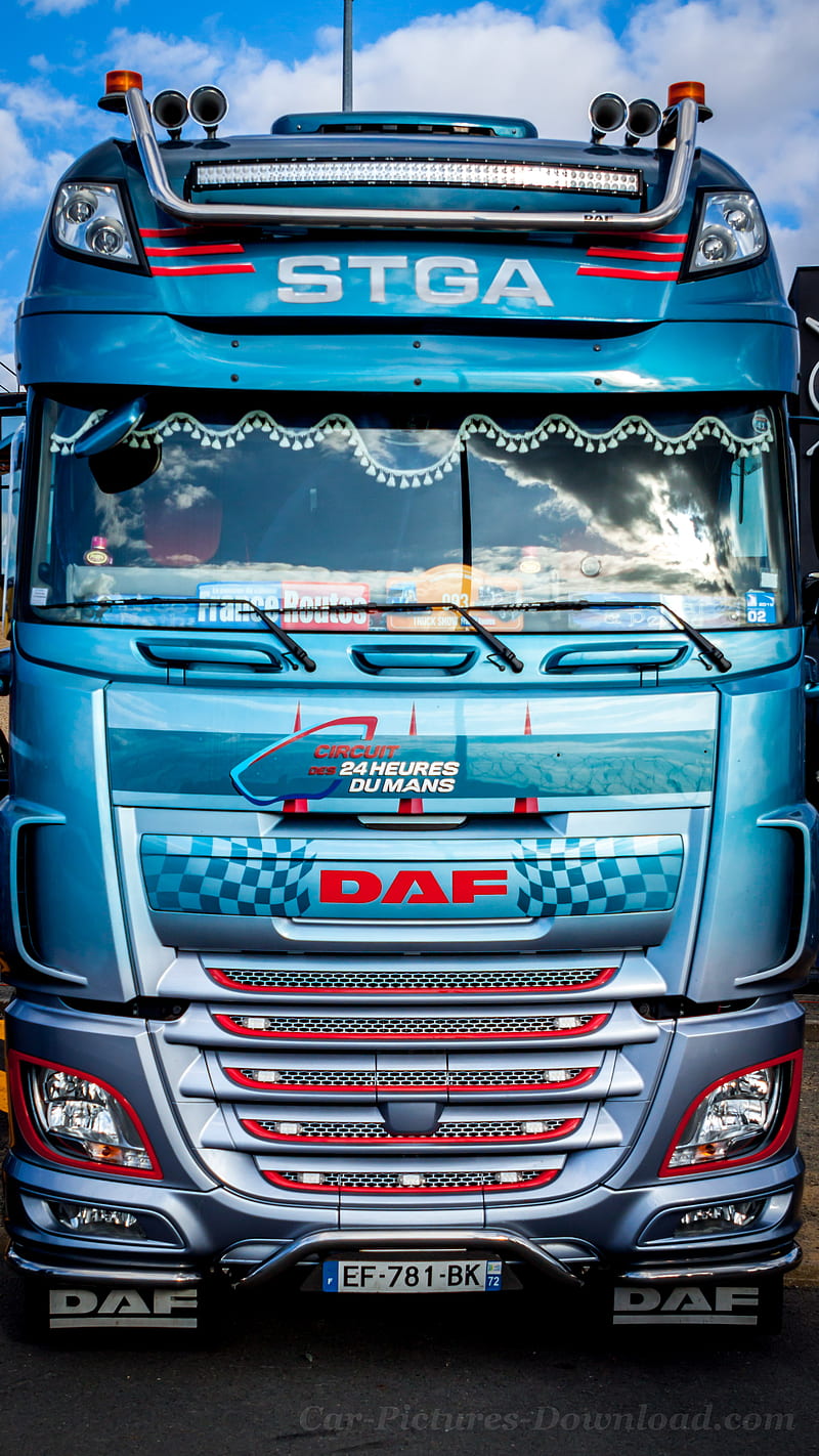 Daf XF Truck, car, carros, driving, modified, scania, trucks, volvo, HD phone wallpaper