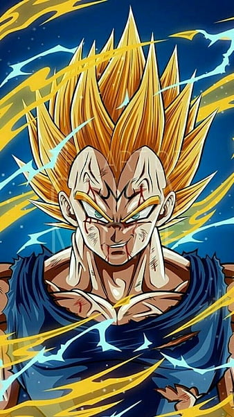 Vegeta Wallpaper 4K, Super Saiyan Blue