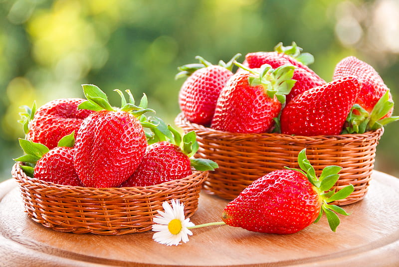 Fresas, fruta, comida, Fondo de pantalla HD | Peakpx