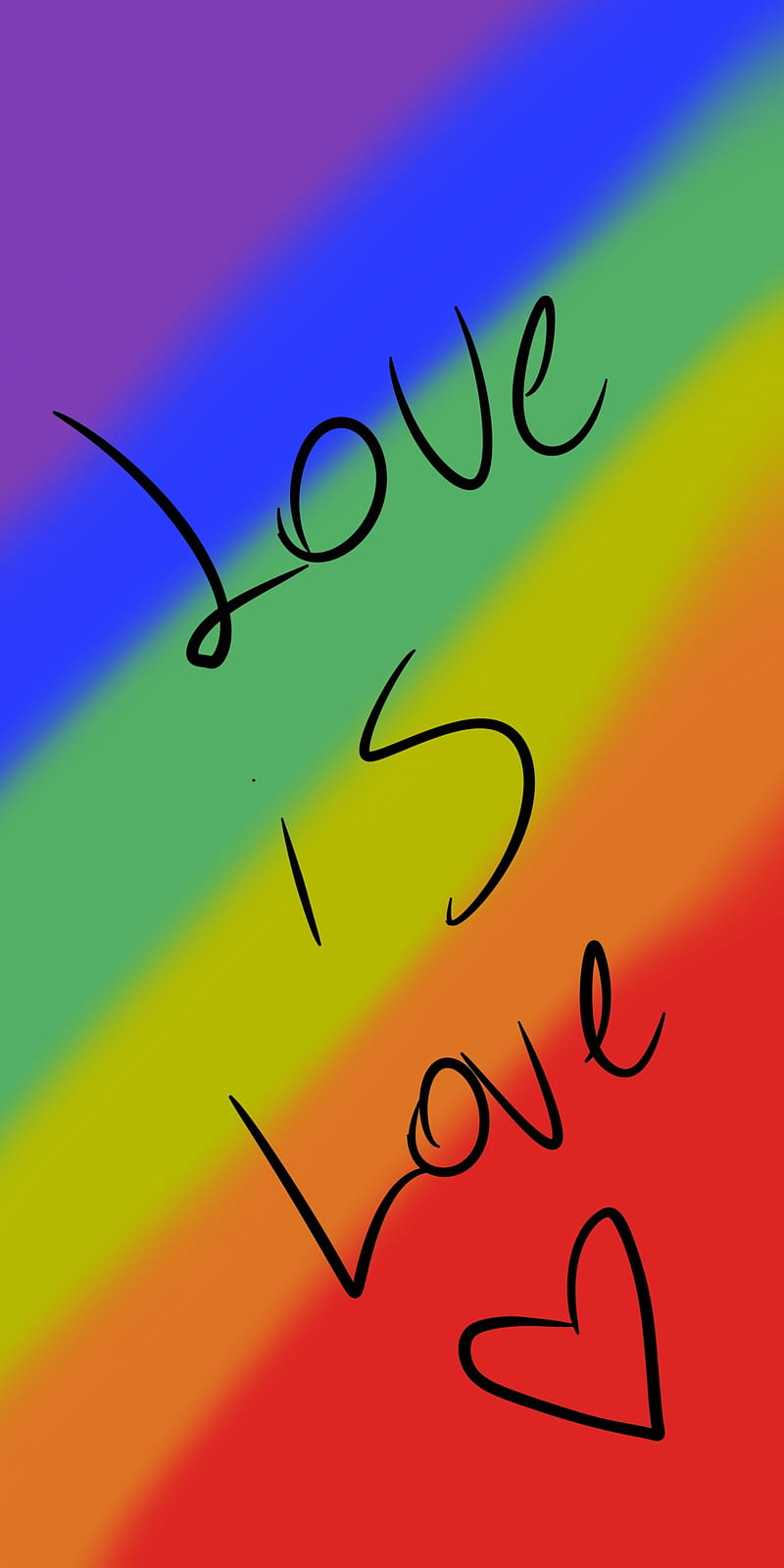 Love is love, pride, lgbt, HD phone