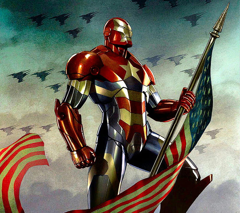 Iron Man, accion, animacion, anime, ciencia ficcion, comics, HD wallpaper