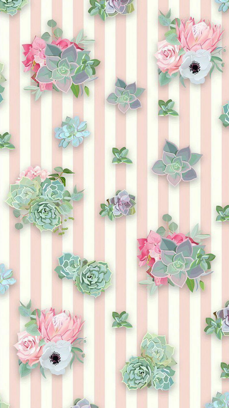 Motif flowers, floral, flowers, motif, HD phone wallpaper