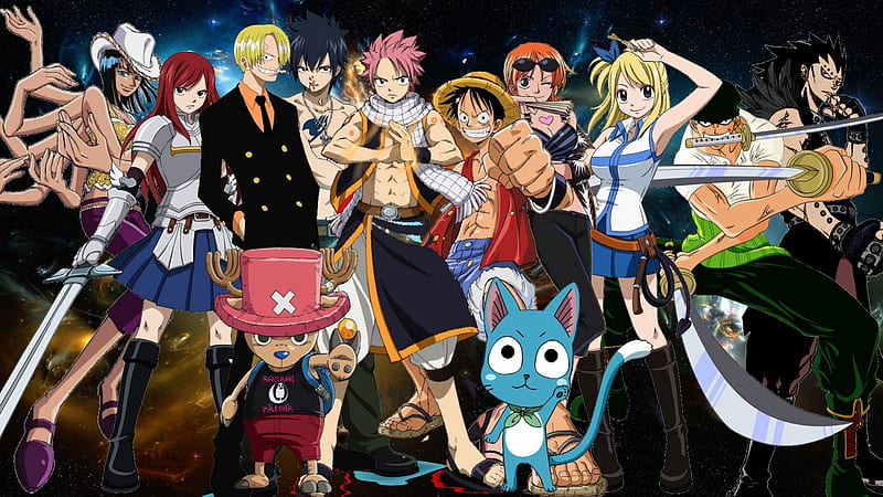 One Piece Fairy Tail Suit Gray Boots Space Natsu Erza One Piece Robe Hd Wallpaper Peakpx