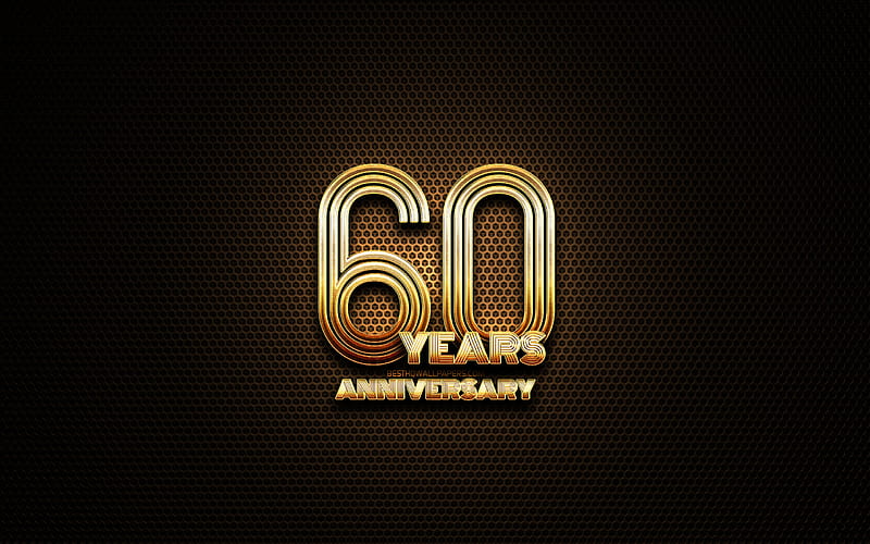 Template Symbol 60 Years Anniversary Vector Illustration Stock Illustration  - Download Image Now - iStock