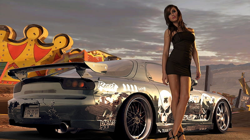 need for speed prostreet, speed, girl, need, car, prostreet, HD wallpaper