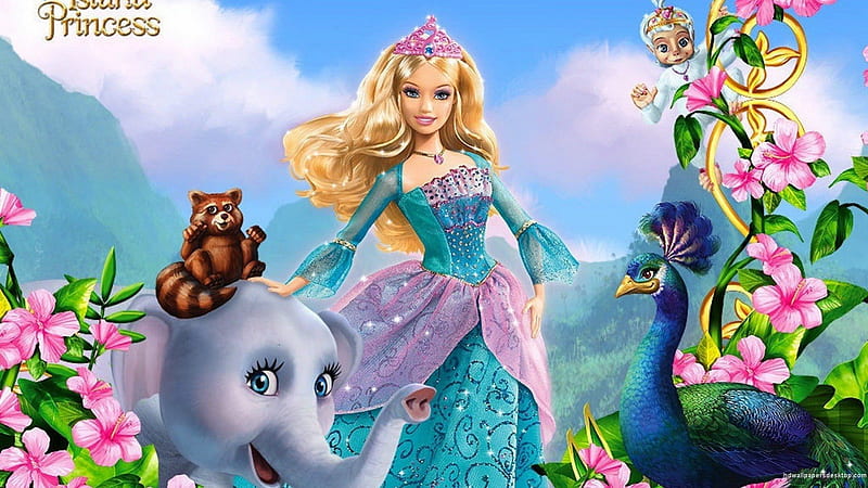 Barbie As The Island Princess, Princess, The, Barbie, As, Island, HD wallpaper