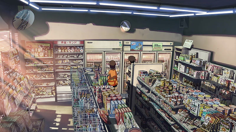 shopping, 5 centimeters per second, anime other, HD wallpaper