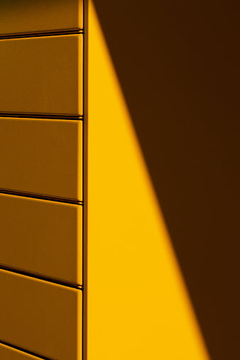 Building, wall, panels, yellow, black, HD wallpaper | Peakpx