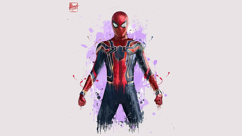 Spiderman In Avengers Infinity War 2018 Artwork, spiderman, avengers-infinity-war, 2018-movies, movies, artist, artwork, artstation, HD wallpaper