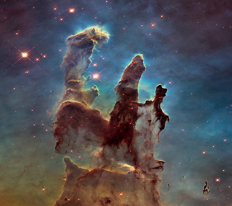 Cosmos Pillars, nebula, space, star, HD wallpaper